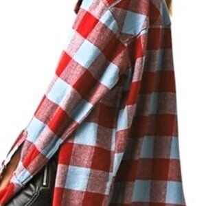 We The Free So Long Summer Plaid Top XS Chambray Combo SOLD OUT